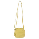 BOTTEGA VENETA INTRECCIATO Shoulder Bag Leather Yellow Auth 198629V-13