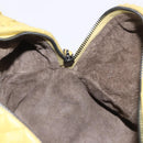 BOTTEGA VENETA INTRECCIATO Shoulder Bag Leather Yellow Auth 198629V-22