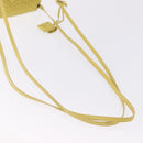BOTTEGA VENETA INTRECCIATO Shoulder Bag Leather Yellow Auth 198629V-7