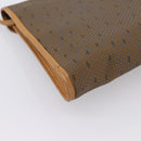 CELINE Shoulder Bag Canvas Brown Beige Auth 198630-13