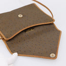 CELINE Shoulder Bag Canvas Brown Beige Auth 198630-15