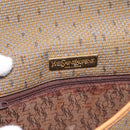 CELINE Shoulder Bag Canvas Brown Beige Auth 198630-16