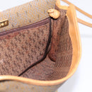 CELINE Shoulder Bag Canvas Brown Beige Auth 198630-18