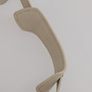 Miu Miu Hand Bag Leather 2way Ivory Silver Auth 198635A-14