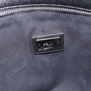 FENDI Tote Bag Leather Black Multicolor 8BH198 Auth 198636A-18