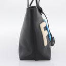 FENDI Tote Bag Leather Black Multicolor 8BH198 Auth 198636A-3