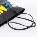 FENDI Tote Bag Leather Black Multicolor 8BH198 Auth 198636A-7