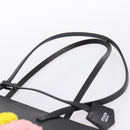 FENDI Tote Bag Leather Black Multicolor 8BH198 Auth 198636A-14