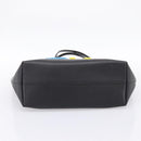 FENDI Tote Bag Leather Black Multicolor 8BH198 Auth 198636A-5