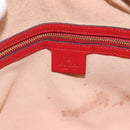 GUCCI GuccissimaGG Hand Bag Leather 2way Red Gold Tone 453573 Auth 198638-17