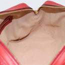 GUCCI GuccissimaGG Hand Bag Leather 2way Red Gold Tone 453573 Auth 198638-19