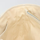 CELINE Boogie Bag Canvas Navy Gold Tone Auth 198642A-21