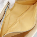 CELINE Boogie Bag Canvas Navy Gold Tone Auth 198642A-25