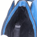 Miu Miu Shoulder Bag Leather Navy Gold Tone Auth 198643A-20