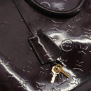 LOUIS VUITTON Monogram Vernis Alma GM Hand Bag Amarante M93595 LV Auth 198644V-9