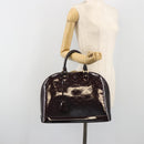 LOUIS VUITTON Monogram Vernis Alma GM Hand Bag Amarante M93595 LV Auth 198644V-24