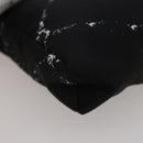 CHANEL Travel Line Waist Bag Nylon Black Silver CC Auth 198646A-13
