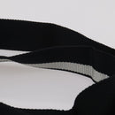 CHANEL Travel Line Waist Bag Nylon Black Silver CC Auth 198646A-8
