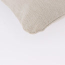 HERMES Aline PM Shoulder Bag Canvas Beige Red Auth 198647A-10