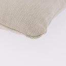 HERMES Aline PM Shoulder Bag Canvas Beige Red Auth 198647A-11