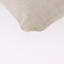 HERMES Aline PM Shoulder Bag Canvas Beige Red Auth 198647A-12
