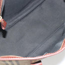 BURBERRY Nova Check Tote Bag PVC Leather Beige Brown Auth 198649A-11