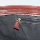 BURBERRY Nova Check Tote Bag PVC Leather Beige Brown Auth 198649A-20