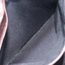 BURBERRY Nova Check Hand Bag Canvas Beige Silver Auth 198650-20