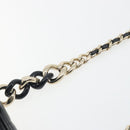 CHANEL Matelasse Chain Shoulder Vanity Bag Lamb Skin Black CC Auth 198651SAM-10