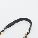 CHANEL Matelasse Chain Shoulder Vanity Bag Lamb Skin Black CC Auth 198651SAM-9