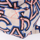 CHANEL Matelasse Backpack Nylon Blue Silver CC Auth 198652M-16