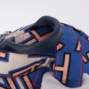 CHANEL Matelasse Backpack Nylon Blue Silver CC Auth 198652M-7