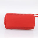 BOTTEGA VENETA INTRECCIATO Hand Bag 2way Red Auth 198653A-5