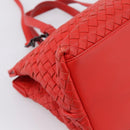 BOTTEGA VENETA INTRECCIATO Hand Bag 2way Red Auth 198653A-10