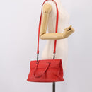 BOTTEGA VENETA INTRECCIATO Hand Bag 2way Red Auth 198653A-24