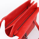 BOTTEGA VENETA INTRECCIATO Hand Bag 2way Red Auth 198653A-6