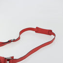 GUCCI Abbey Shoulder Bag Leather Outlet Red Silver 265691 Auth 198654-8