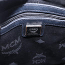 MCM Vicetos Backpack Leather Silver Auth 198656-19