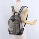 MCM Vicetos Backpack Leather Silver Auth 198656-25