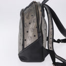 MCM Vicetos Backpack Leather Silver Auth 198656-3