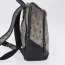 MCM Vicetos Backpack Leather Silver Auth 198656-4