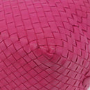 BOTTEGA VENETA INTRECCIATO Shoulder Bag Leather Pink Auth 198659V-16