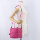 BOTTEGA VENETA INTRECCIATO Shoulder Bag Leather Pink Auth 198659V-29