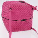 BOTTEGA VENETA INTRECCIATO Shoulder Bag Leather Pink Auth 198659V-8