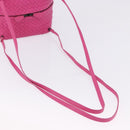 BOTTEGA VENETA INTRECCIATO Shoulder Bag Leather Pink Auth 198659V-9