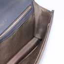 Christian Dior Diorama Chain Shoulder Bag Leather Black Gold Tone Auth 198661A-18