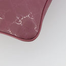 GUCCI GG Implementation Shoulder Bag PVC Leather Purple Gold 201446 Auth 198663A-13