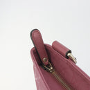 GUCCI GG Implementation Shoulder Bag PVC Leather Purple Gold 201446 Auth 198663A-15