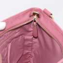 GUCCI GG Implementation Shoulder Bag PVC Leather Purple Gold 201446 Auth 198663A-18