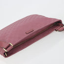 GUCCI GG Implementation Shoulder Bag PVC Leather Purple Gold 201446 Auth 198663A-6